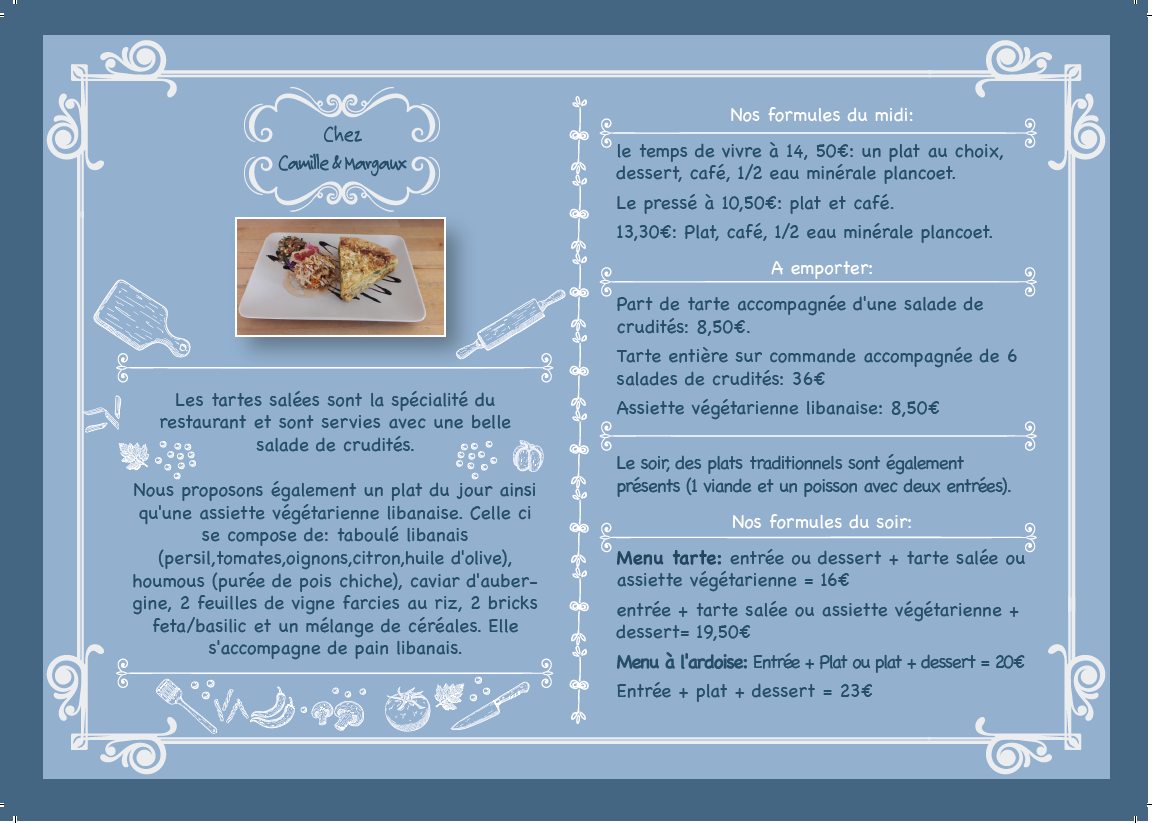 Carte Restaurant Lamballe
